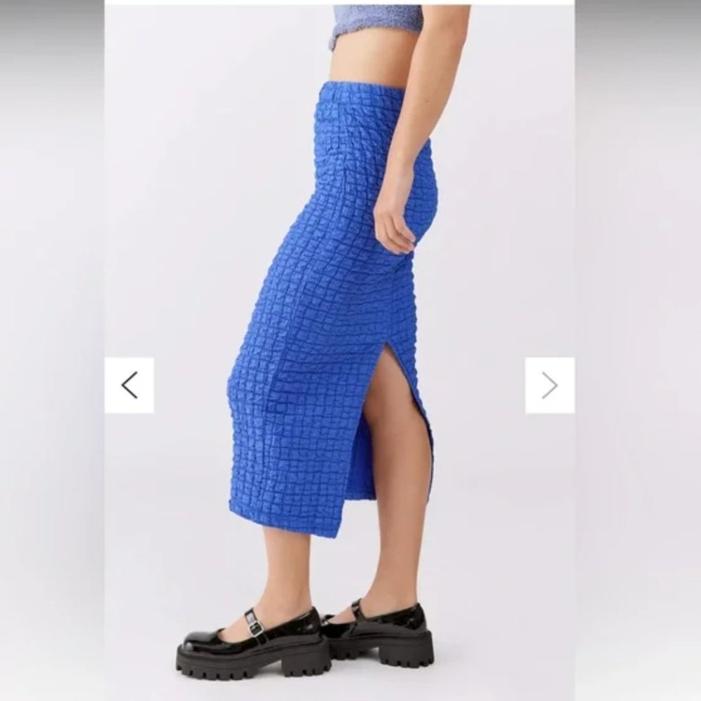 UO Kimmy Bubble Knit Midi Skirt XXL